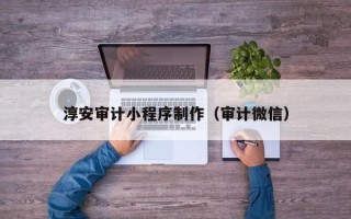 霍邱淳安审计小程序制作（审计微信）